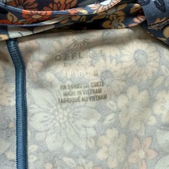 Offline by Aerie Women’s Large Floral One Piece Bodysuit Spandex Stretch - Picture 4 of 8